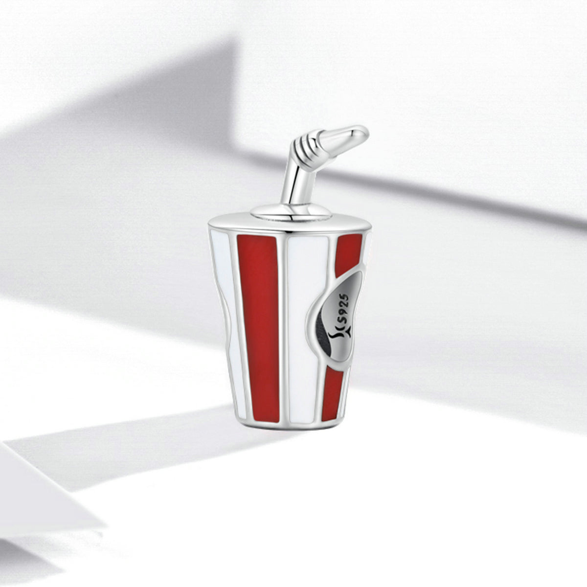 Silver Charm Refreshing Soda Drink Charm For Sale - sursenso Charm