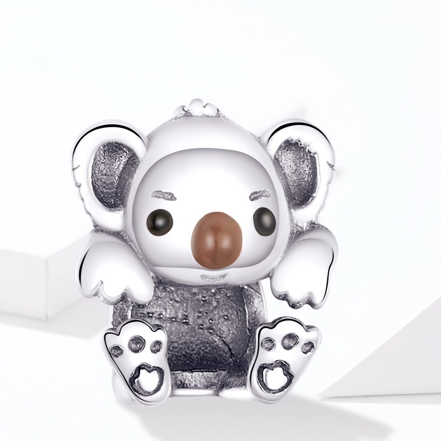 Silver Charm Baby Koala Charm For Sale - sursenso Charm