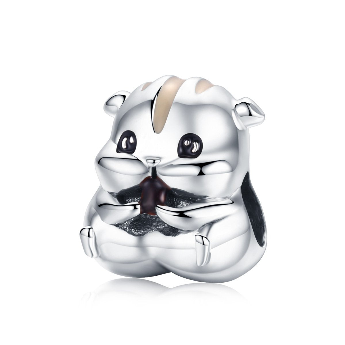 Silver Charm Chubby Hamster Charm For Sale - sursenso Charm