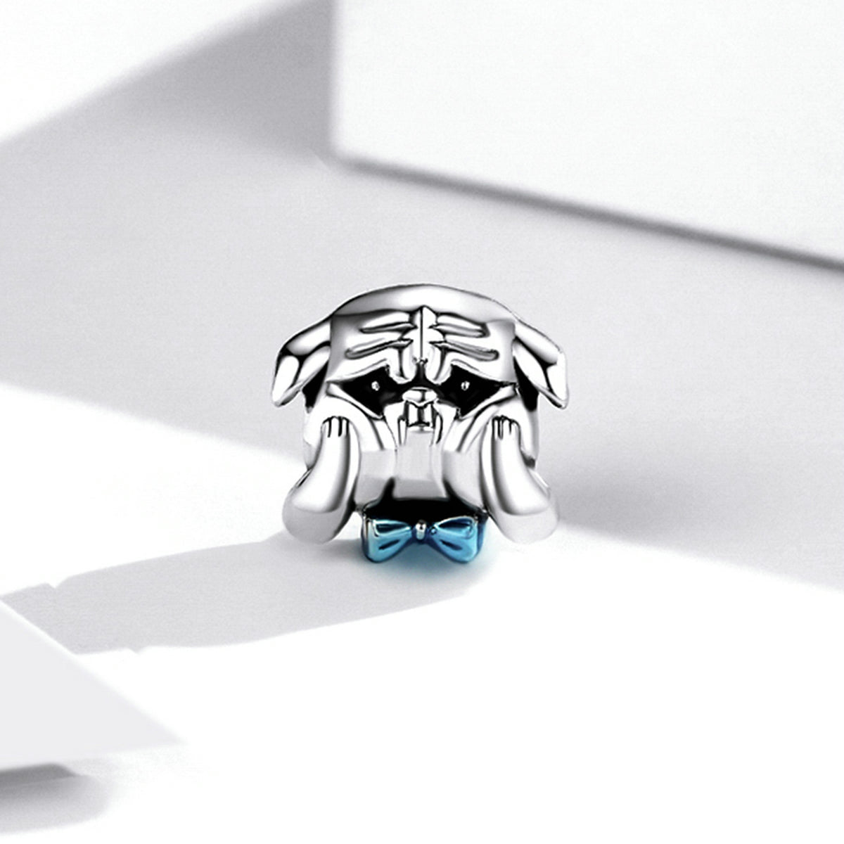 Silver Charm Cute French Bulldog Animal Charm For Sale - sursenso Charm