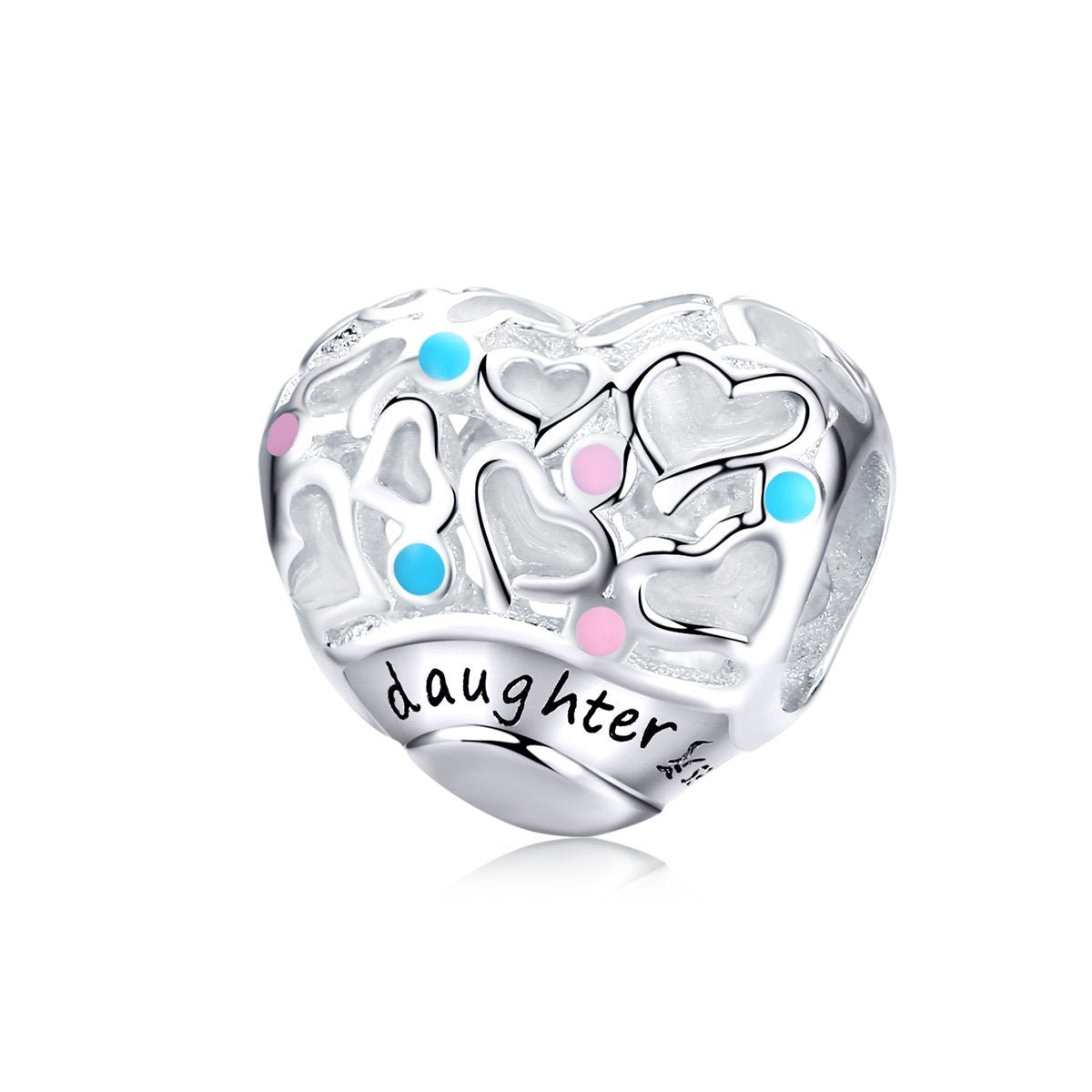 Silver Charm Daughter Love Charm For Sale - sursenso Charm