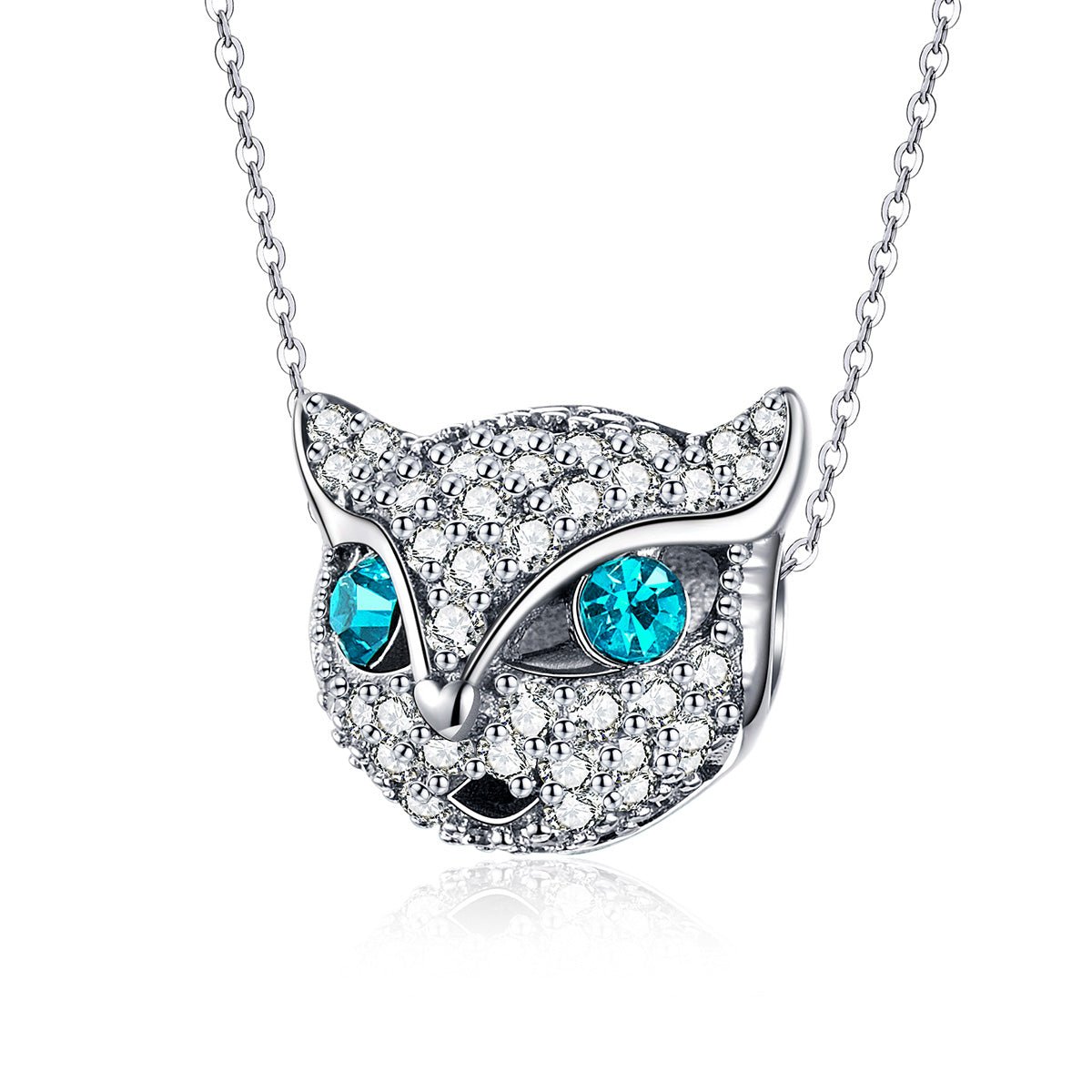 Silver Charm Happy Kitty Cat CZ Charm For Sale - sursenso Charm