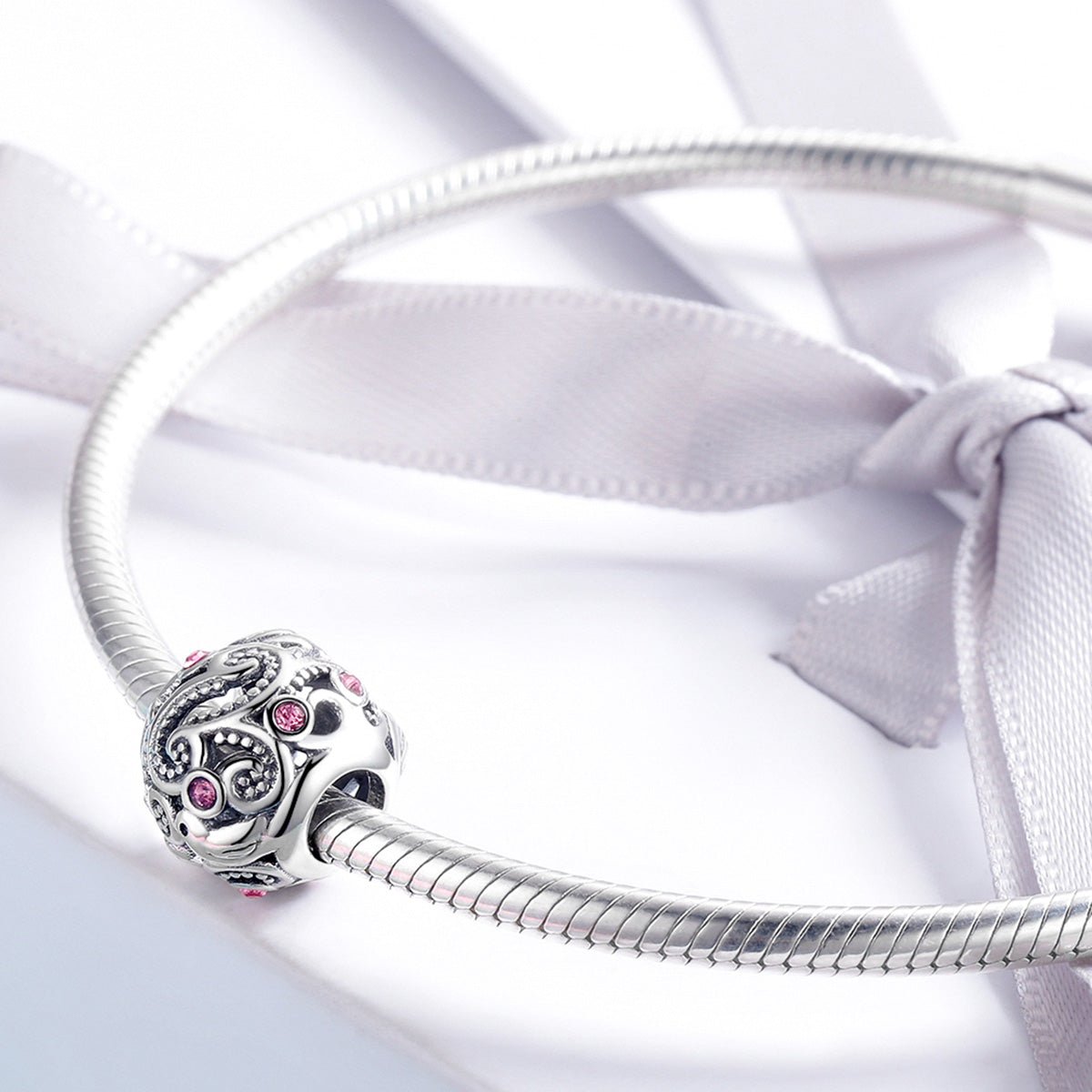 Silver Charm Love Messenger Bird CZ Charm For Sale - sursenso Charm