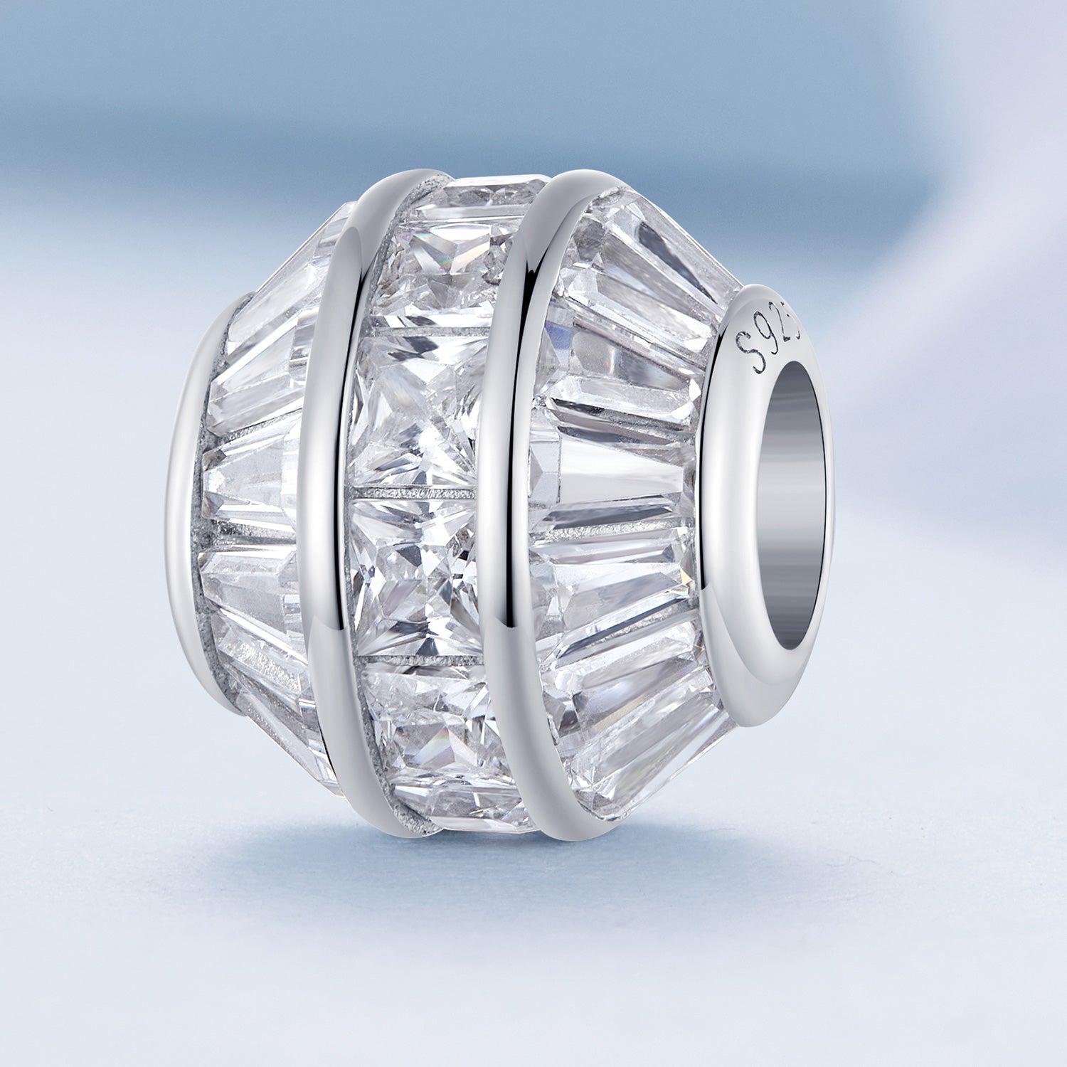 Silver Charm Lucky Little Waist CZ Charm For Sale - sursenso Charm