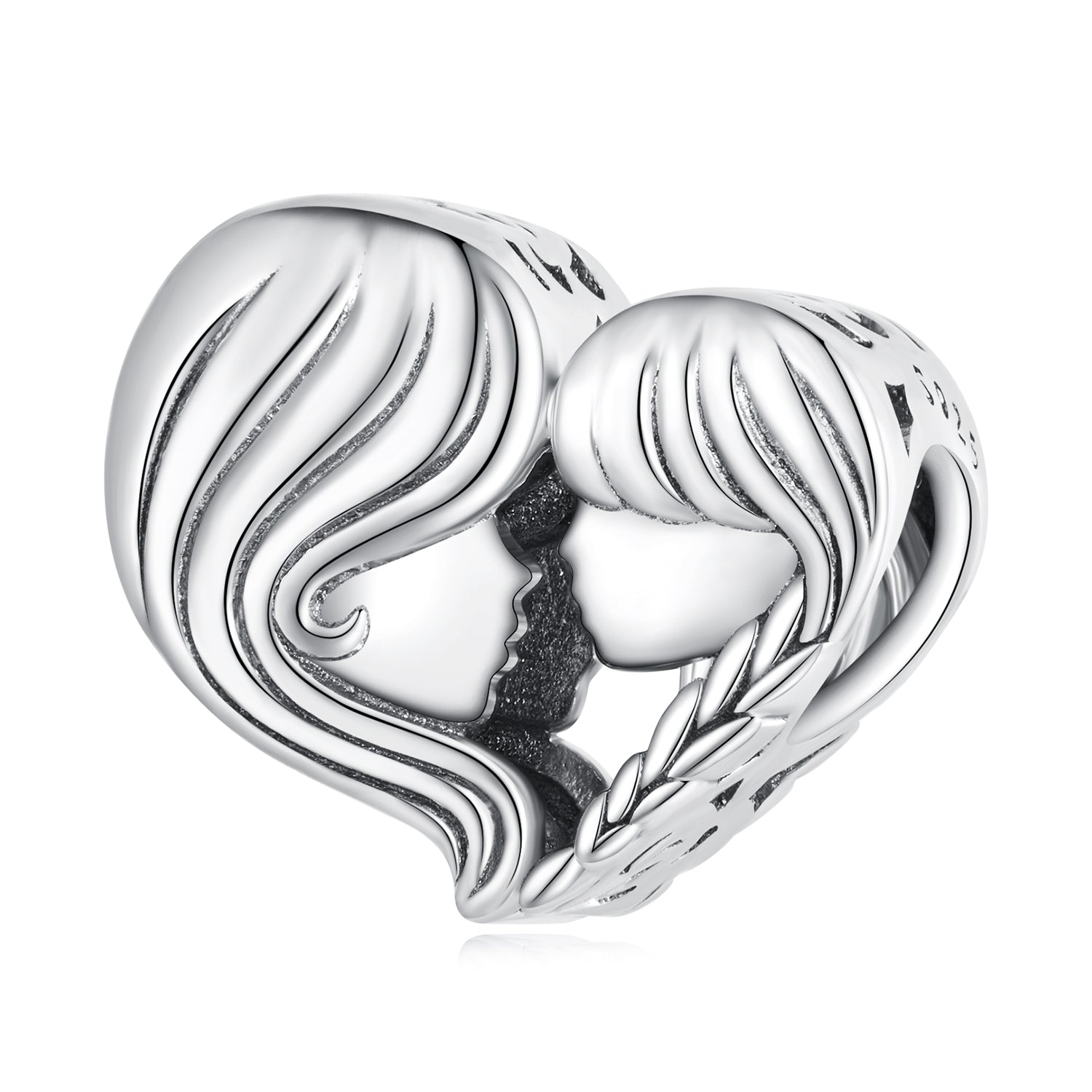 Silver Charm Mother Daughter Intimacy Charm For Sale - sursenso Charm