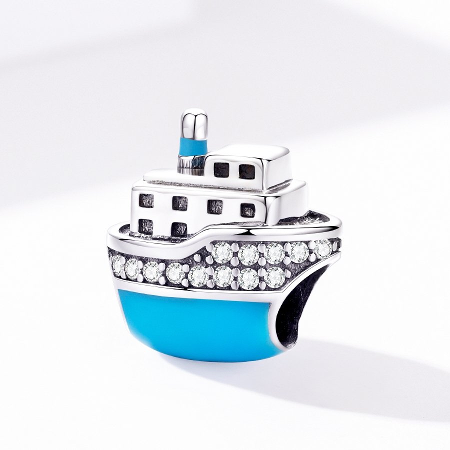 Silver Charm Navigate Tours CZ Charm For Sale - sursenso Charm