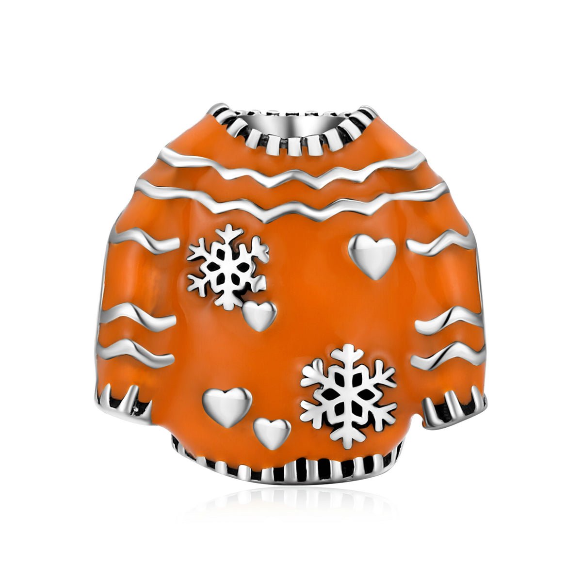 Silver Charm Winter Warm Sweater Charm For Sale - sursenso Charm