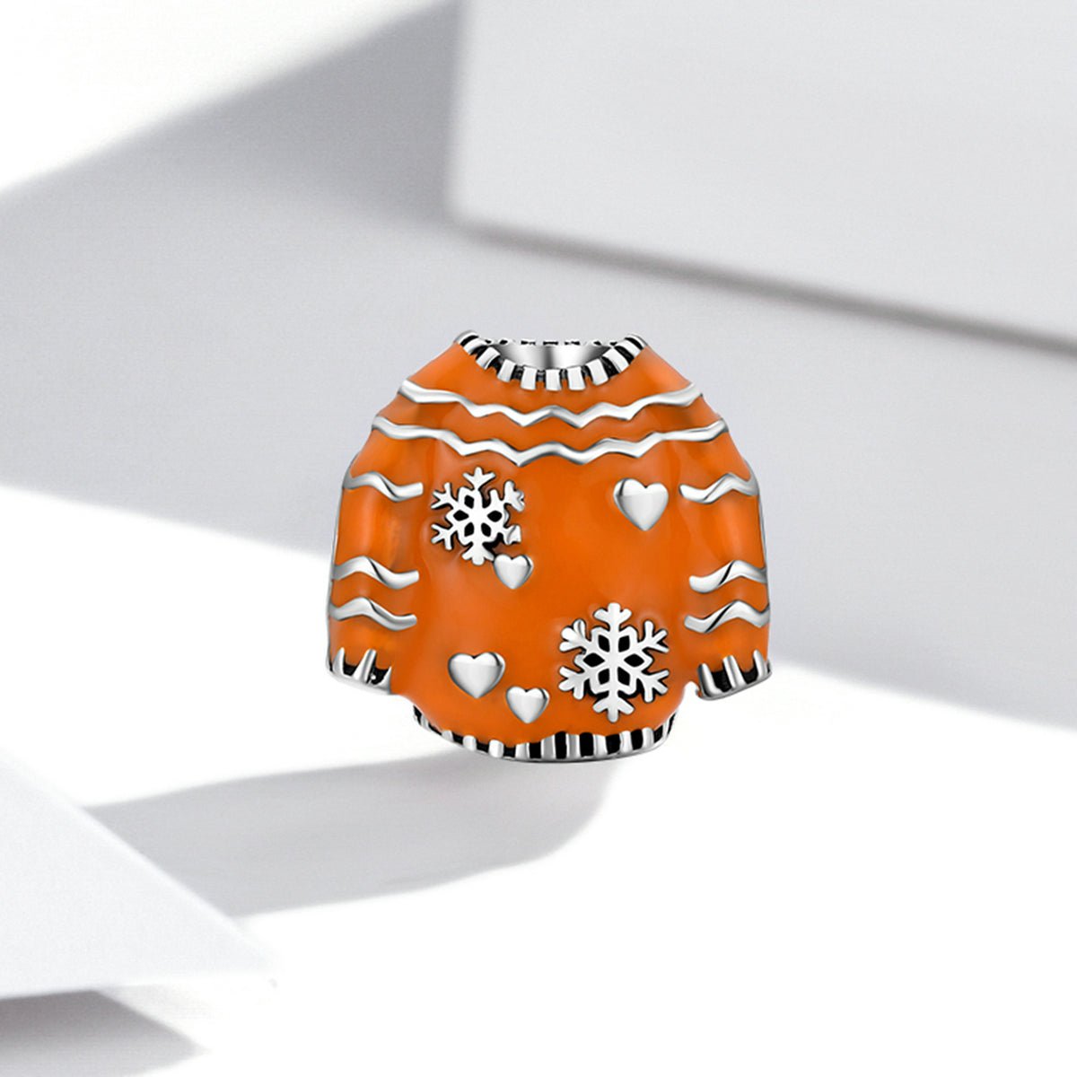 Silver Charm Winter Warm Sweater Charm For Sale - sursenso Charm