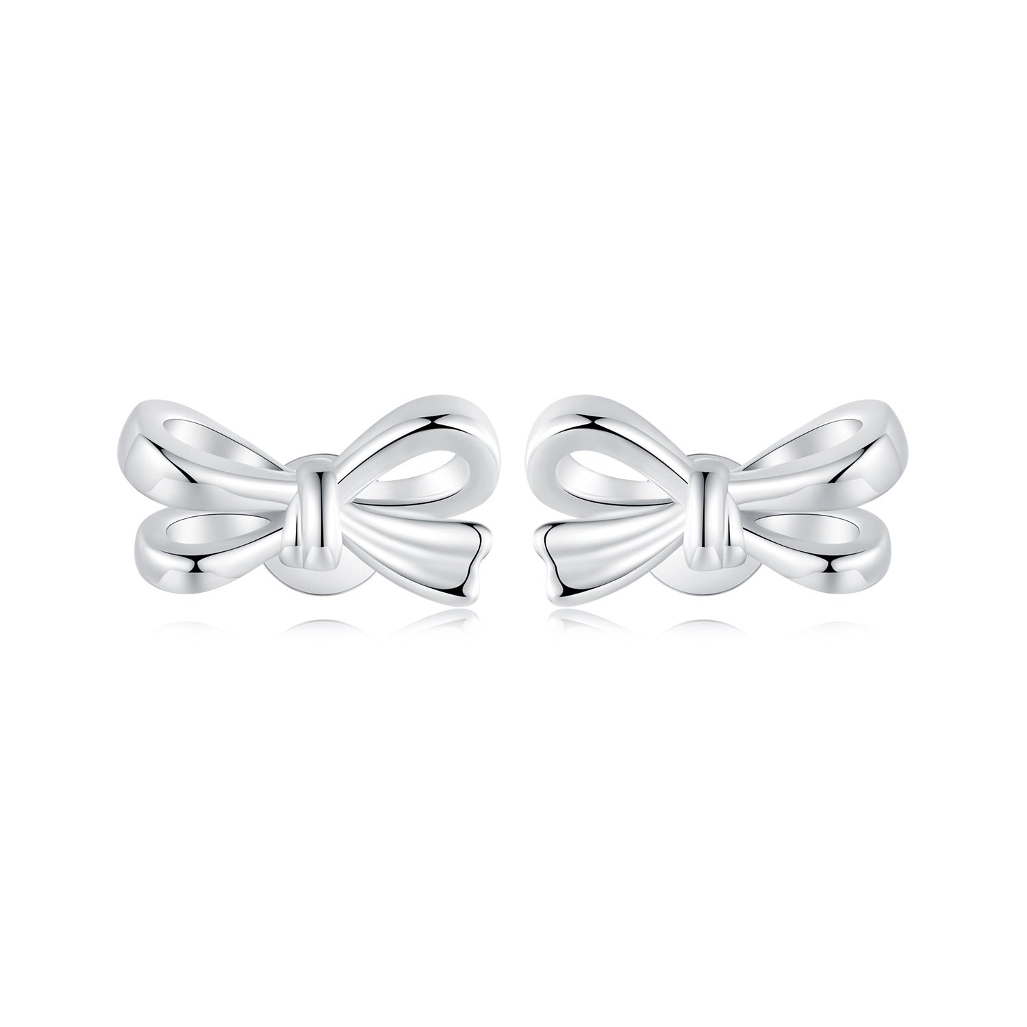 Silver Earrings Bow - shaped Stud Earrings For Sale - sursenso Earring