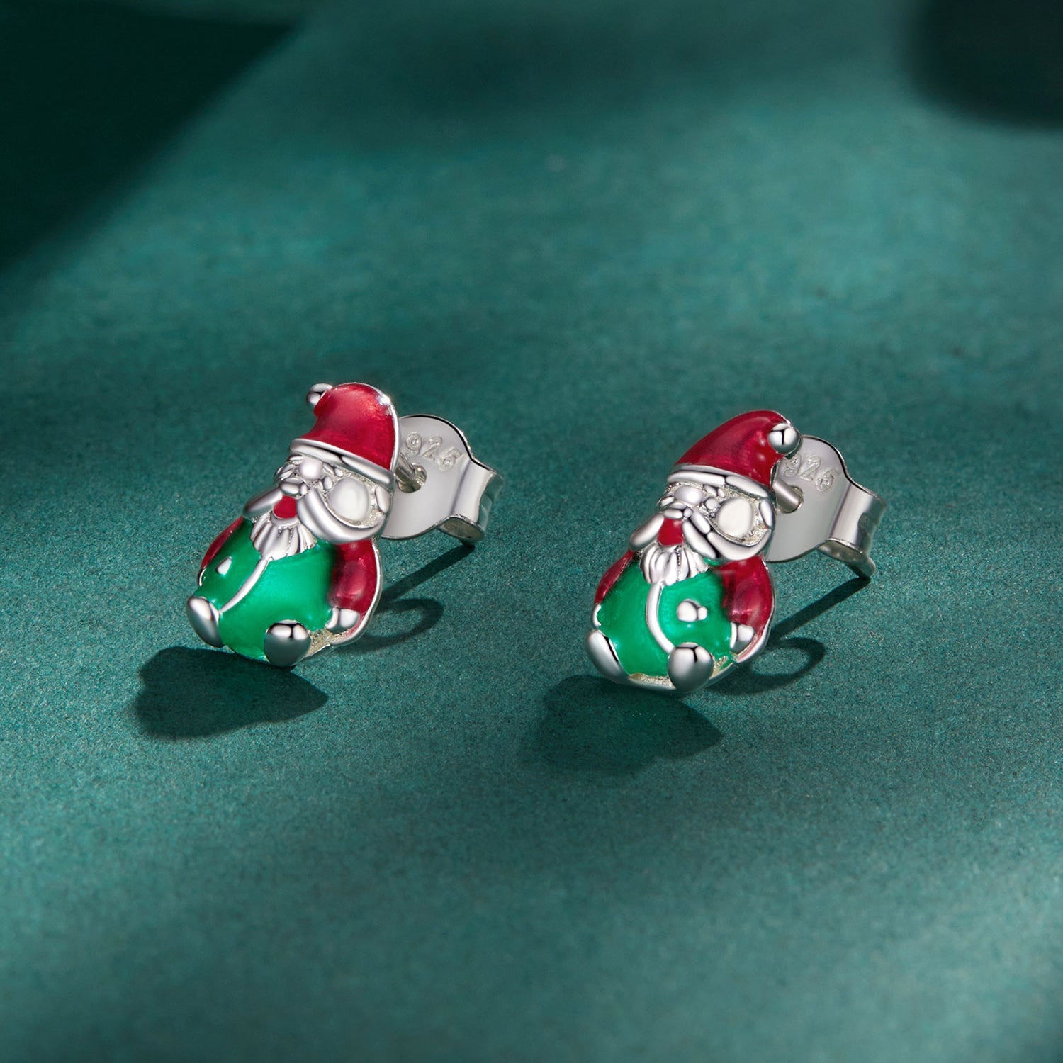 Silver Earrings Luminous Christmas Stud Earrings For Sale - sursenso Earring