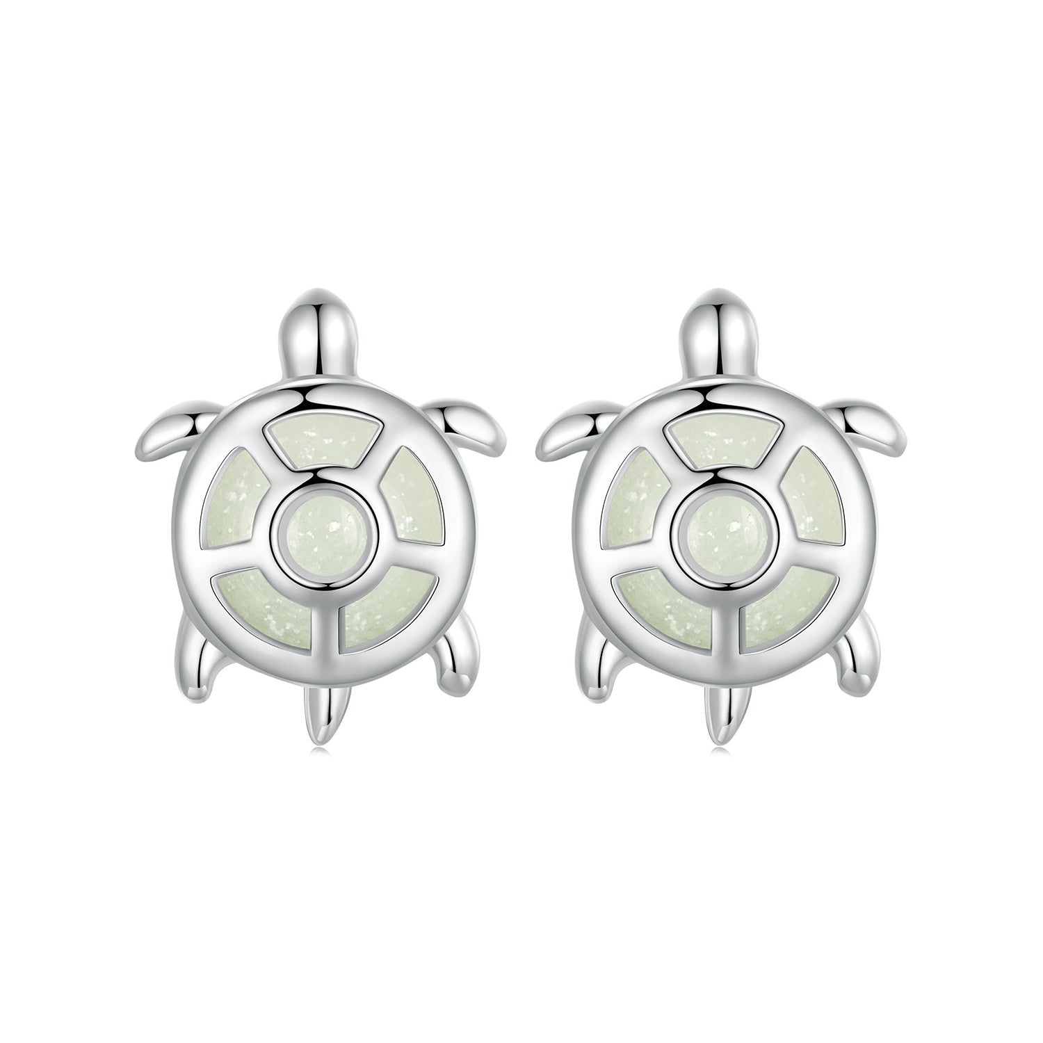 Silver Earrings Luminous Sea turtle Stud Earrings For Sale - sursenso Earring