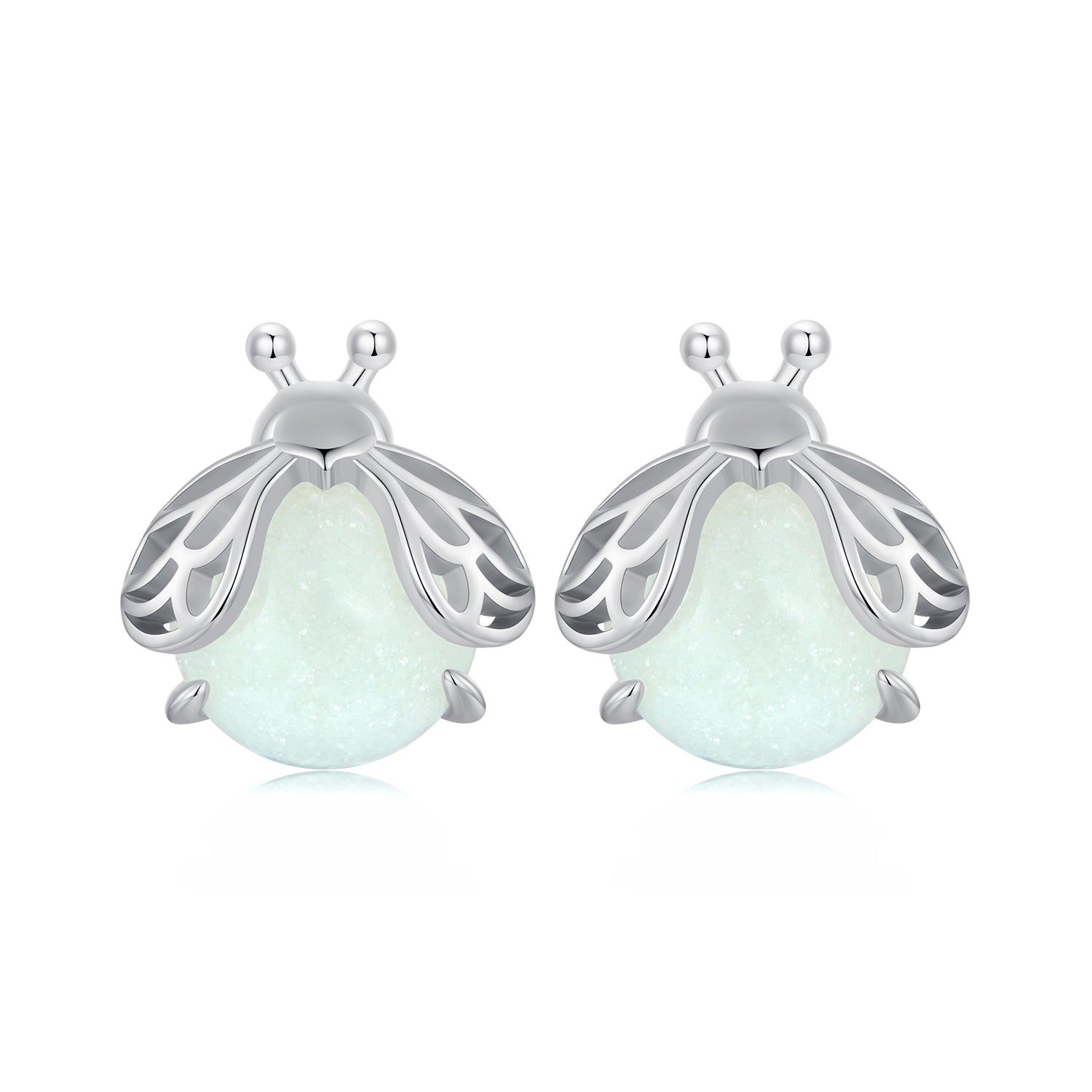 Silver Earrings Noctilucent Firefly Stud Earrings For Sale - sursenso Earring