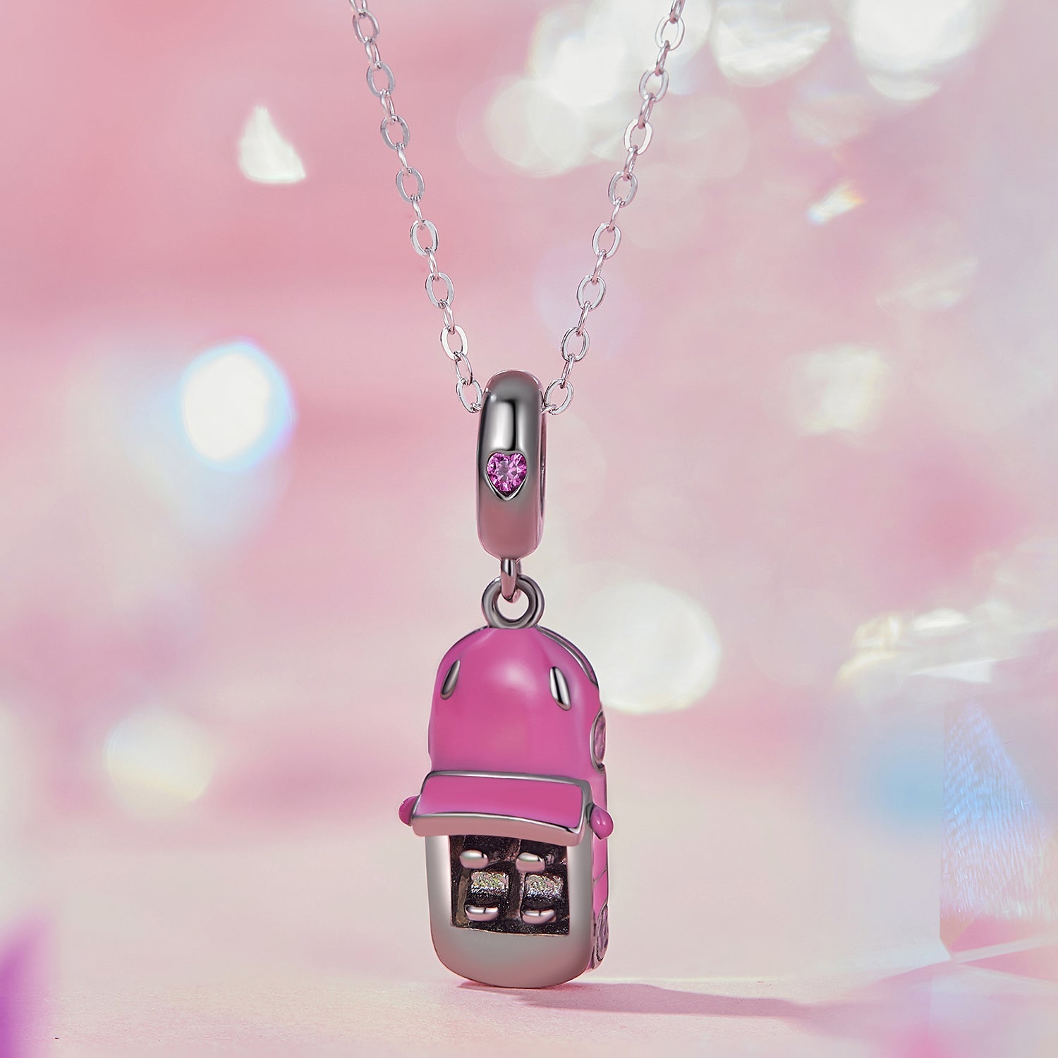 Silver Pendant Cool Convertible Car CZ Dangle Charm For Sale - sursenso Pendant