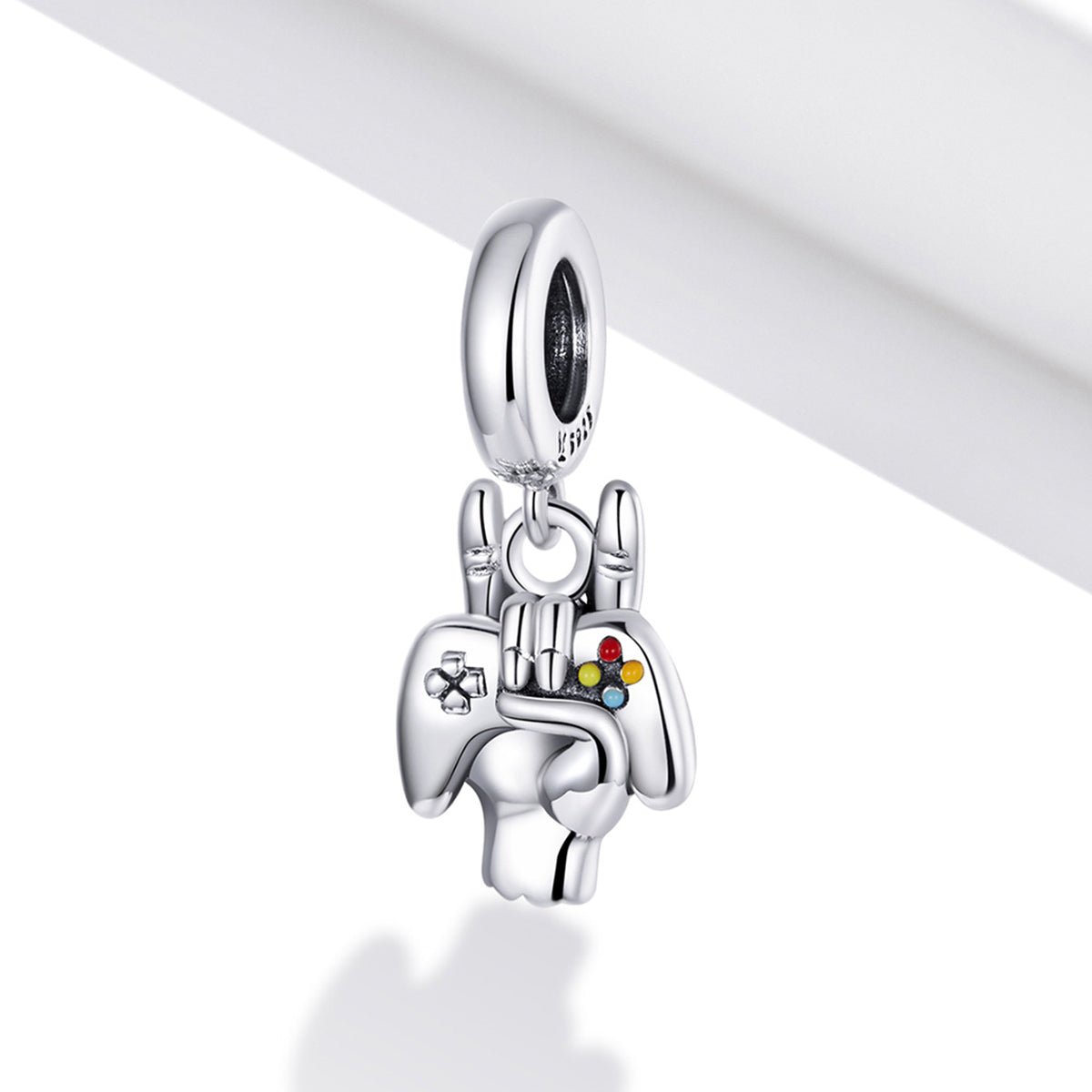 Silver Pendant Gaming Console Controller Dangle Charm For Sale - sursenso Pendant