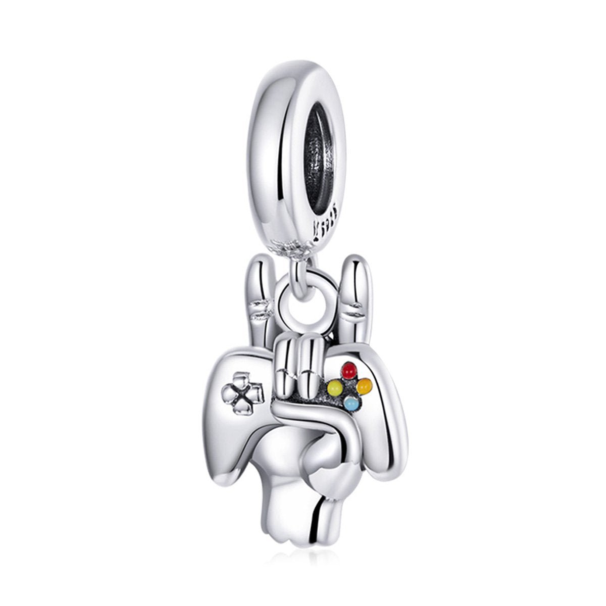 Silver Pendant Gaming Console Controller Dangle Charm For Sale - sursenso Pendant