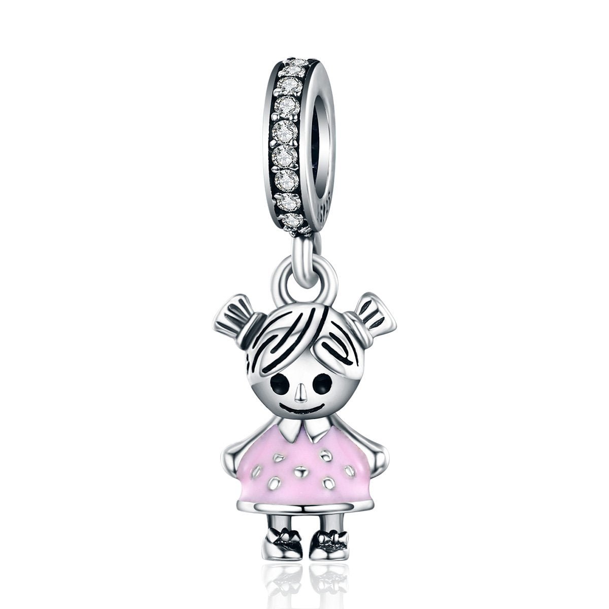 charm pendant little girl pandora charm