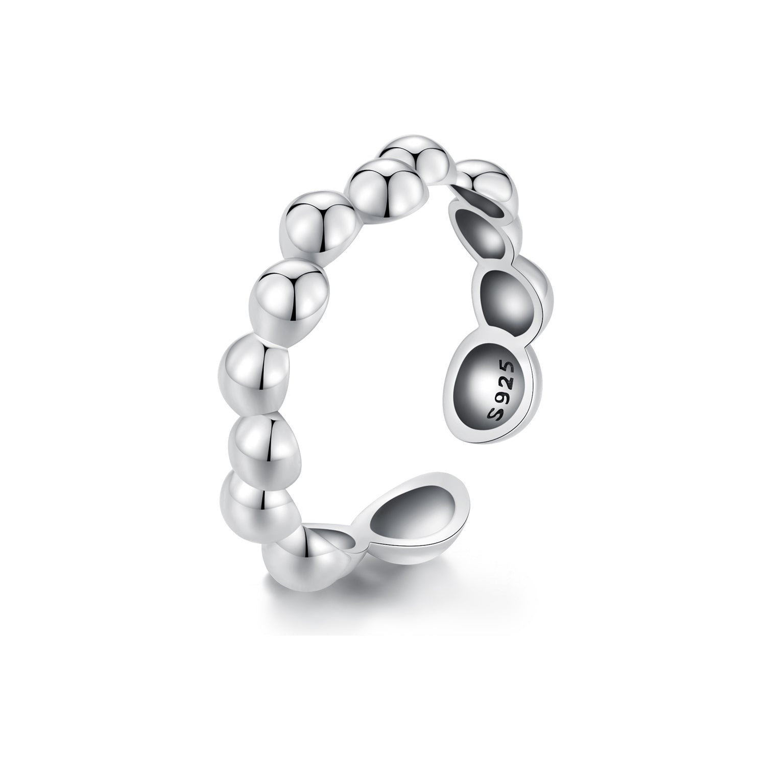 Silver Ring Bubble Open Ring For Sale - sursenso Open Rings