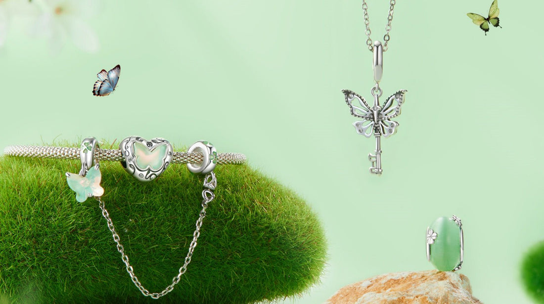 Dancing Wings in Sterling Silver: The Timeless Charm of 925 Silver Butterfly Bracelets and Necklaces - sursenso