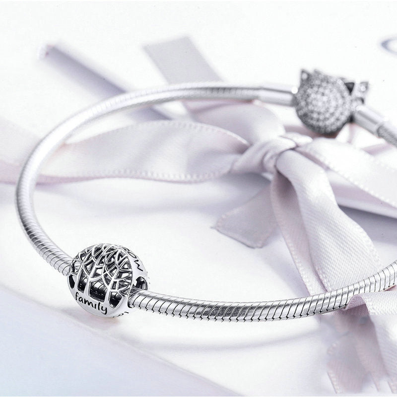 Silver Charm Family Trees Charm For Sale - sursenso Charm