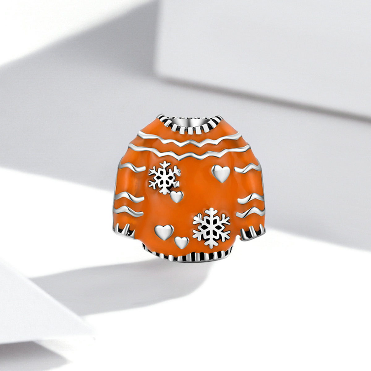 Silver Charm Winter Warm Sweater Charm For Sale - sursenso Charm