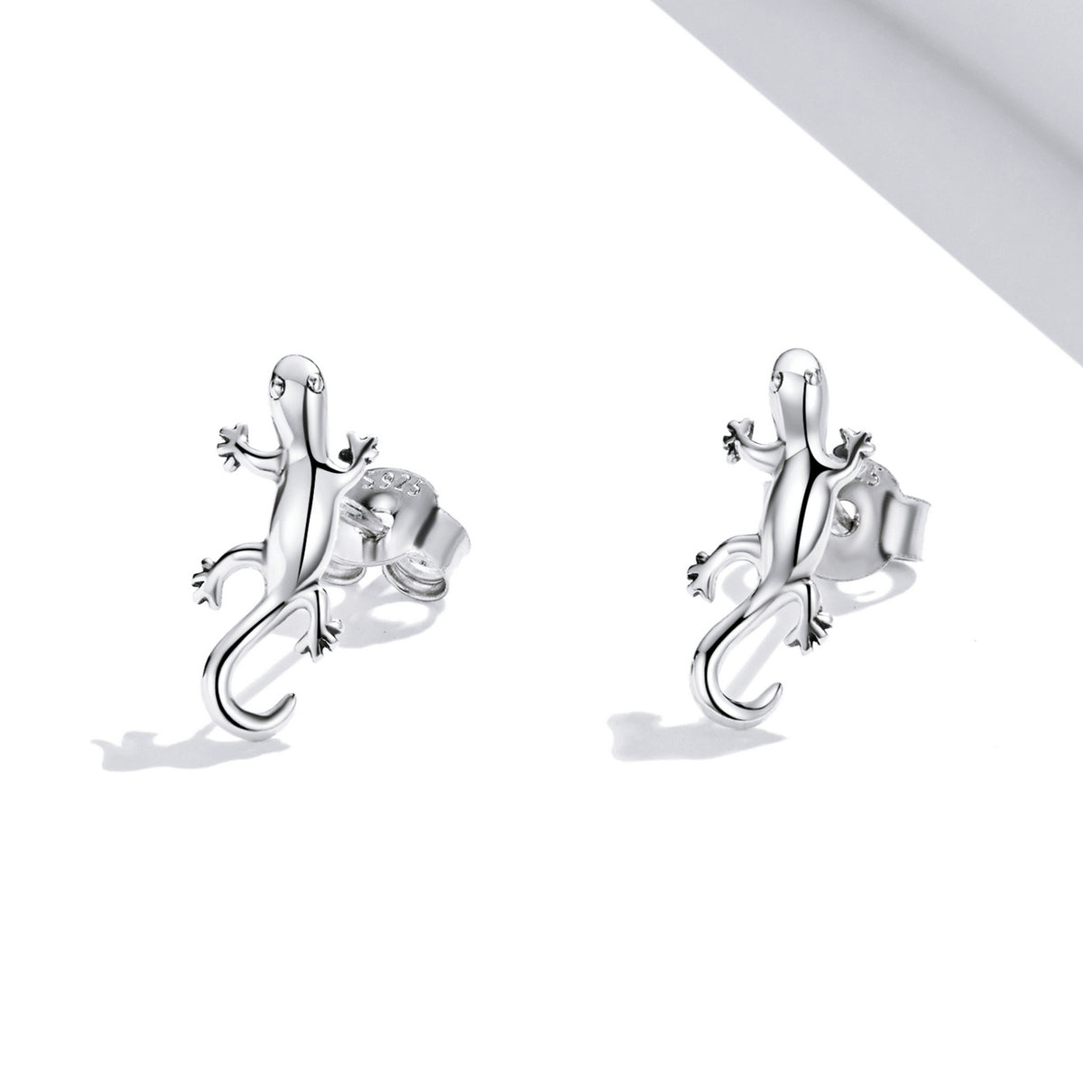 Silver Earrings Cute Gecko Stud Earrings For Sale - sursenso Earring