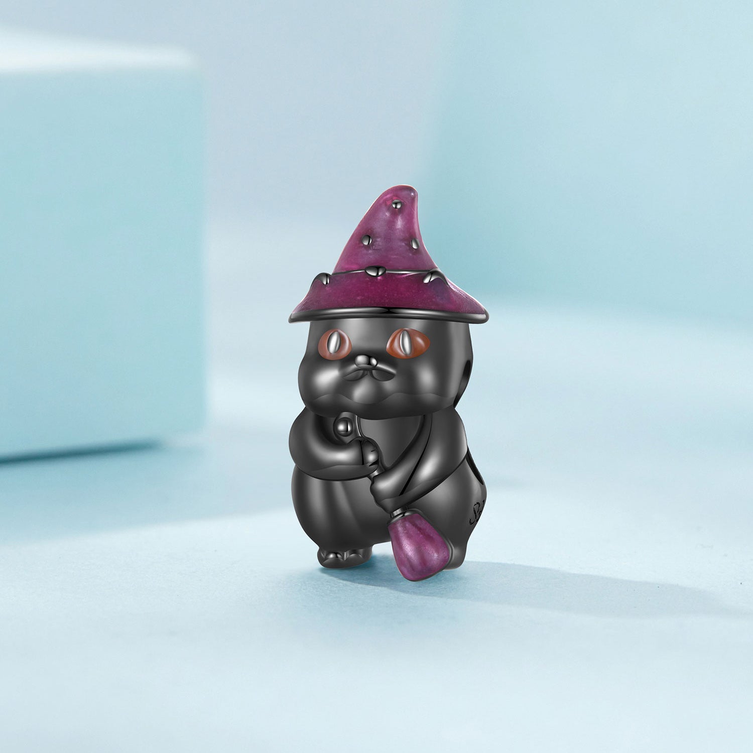 Silver Charm All Saints Witch Cat Charm For Sale - sursenso Charm