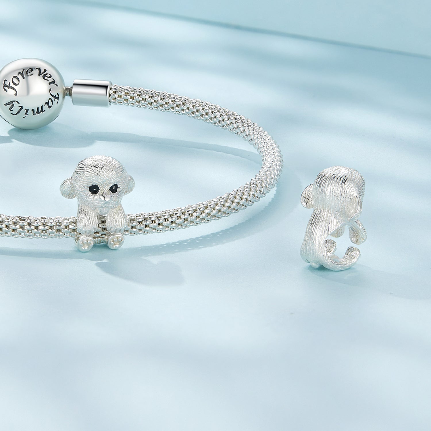 Silver Charm Baby Teddy Charm For Sale - sursenso Charm