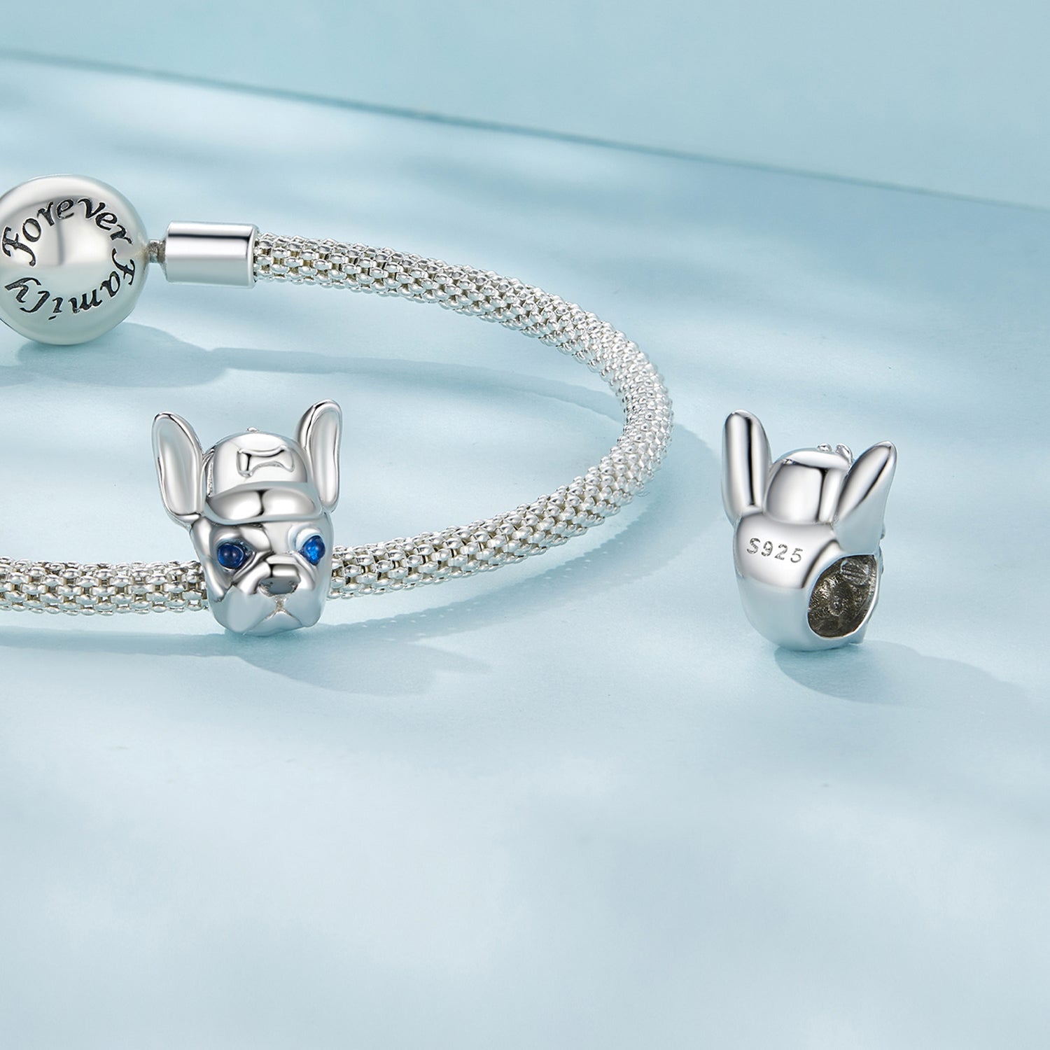 Silver Charm French Dog Charm For Sale - sursenso Charm