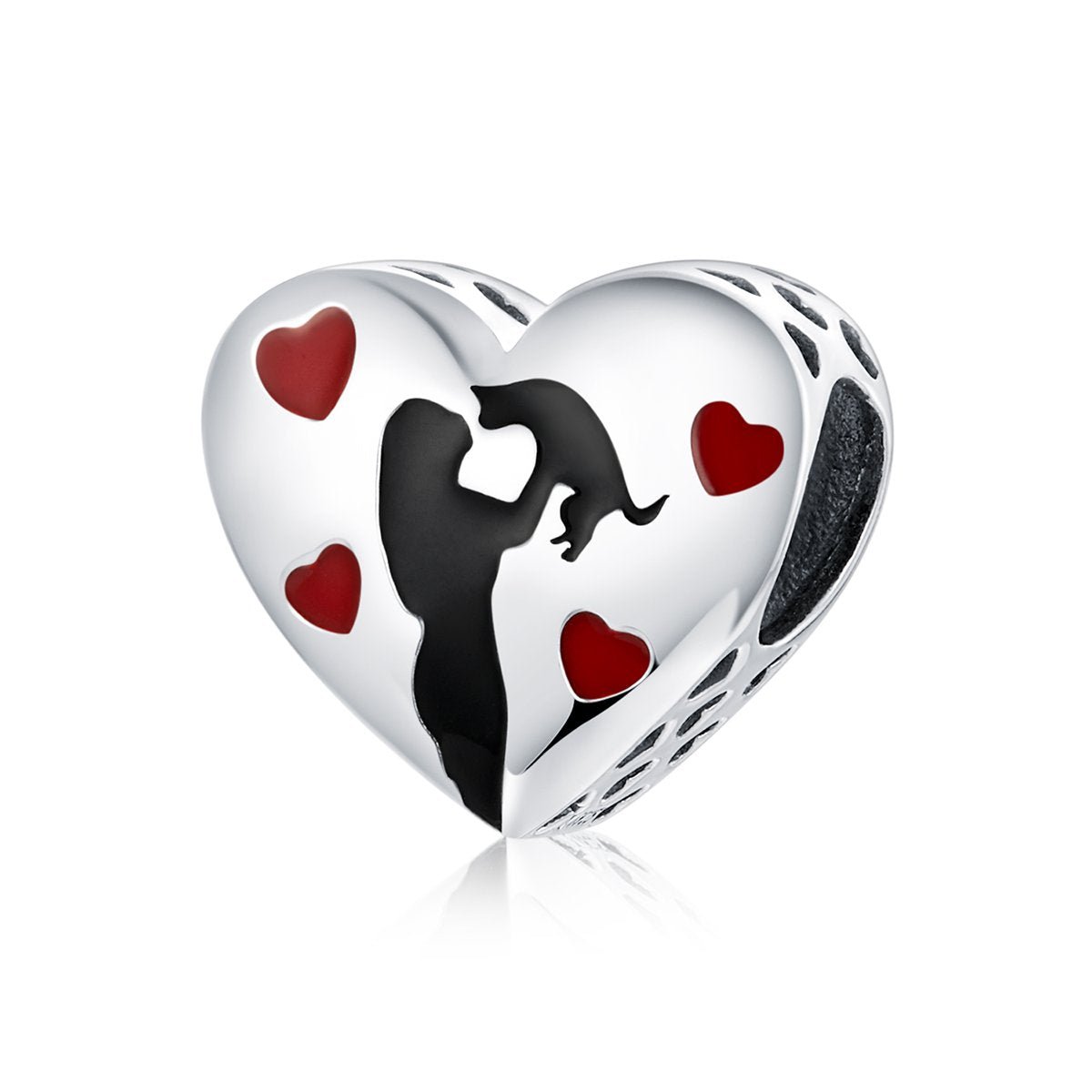 Silver Charm Love My Pet Cat Dog Enamel Charm For Sale - sursenso Charm