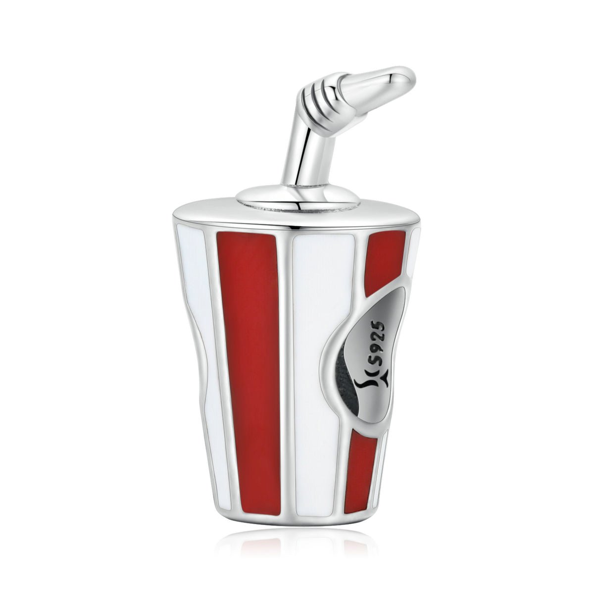 Silver Charm Refreshing Soda Drink Charm For Sale - sursenso Charm