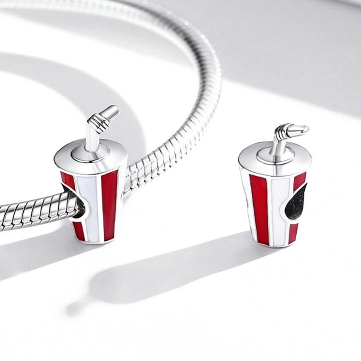 Silver Charm Refreshing Soda Drink Charm For Sale - sursenso Charm