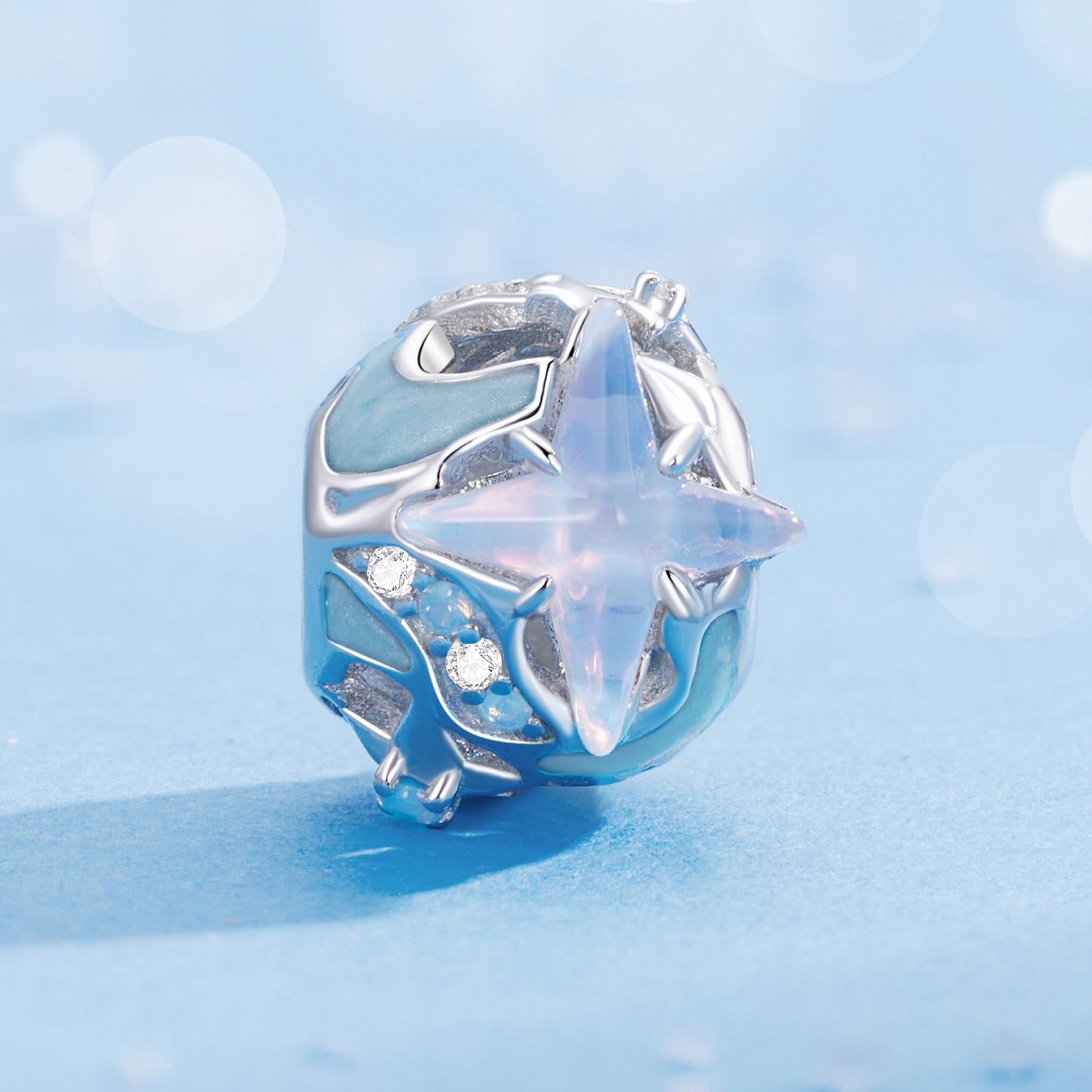 Silver Charm Shining Milky Way CZ Charm For Sale - sursenso Charm