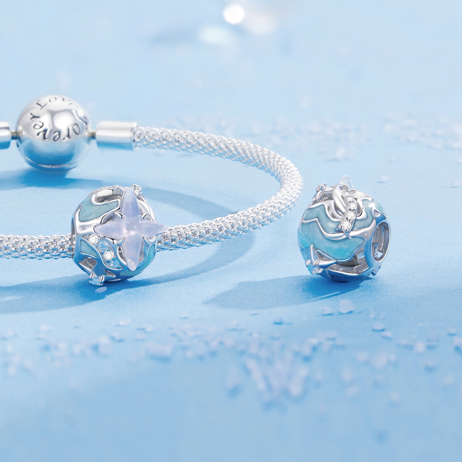 Silver Charm Shining Milky Way CZ Charm For Sale - sursenso Charm