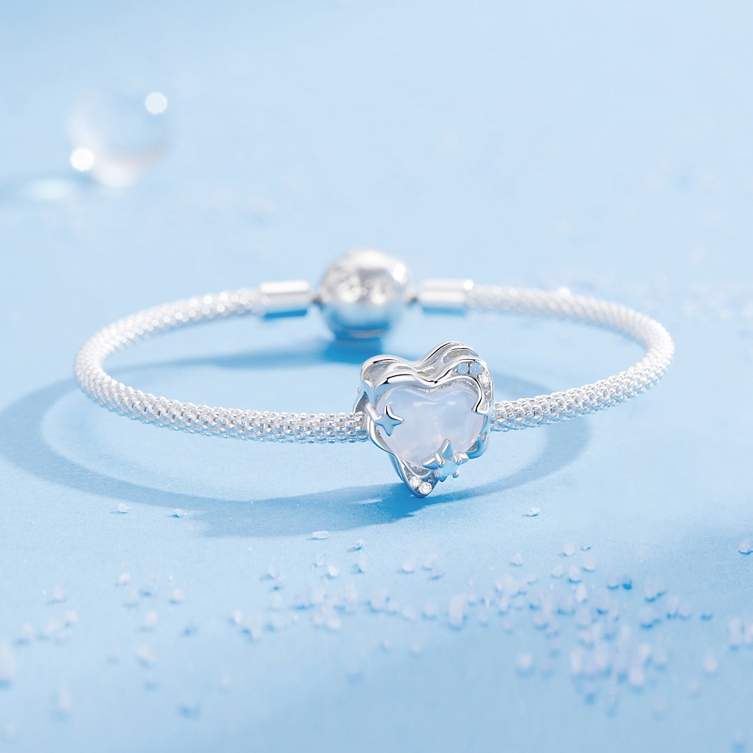 Silver Charm Starry Sky Galaxy CZ Charm For Sale - sursenso Charm