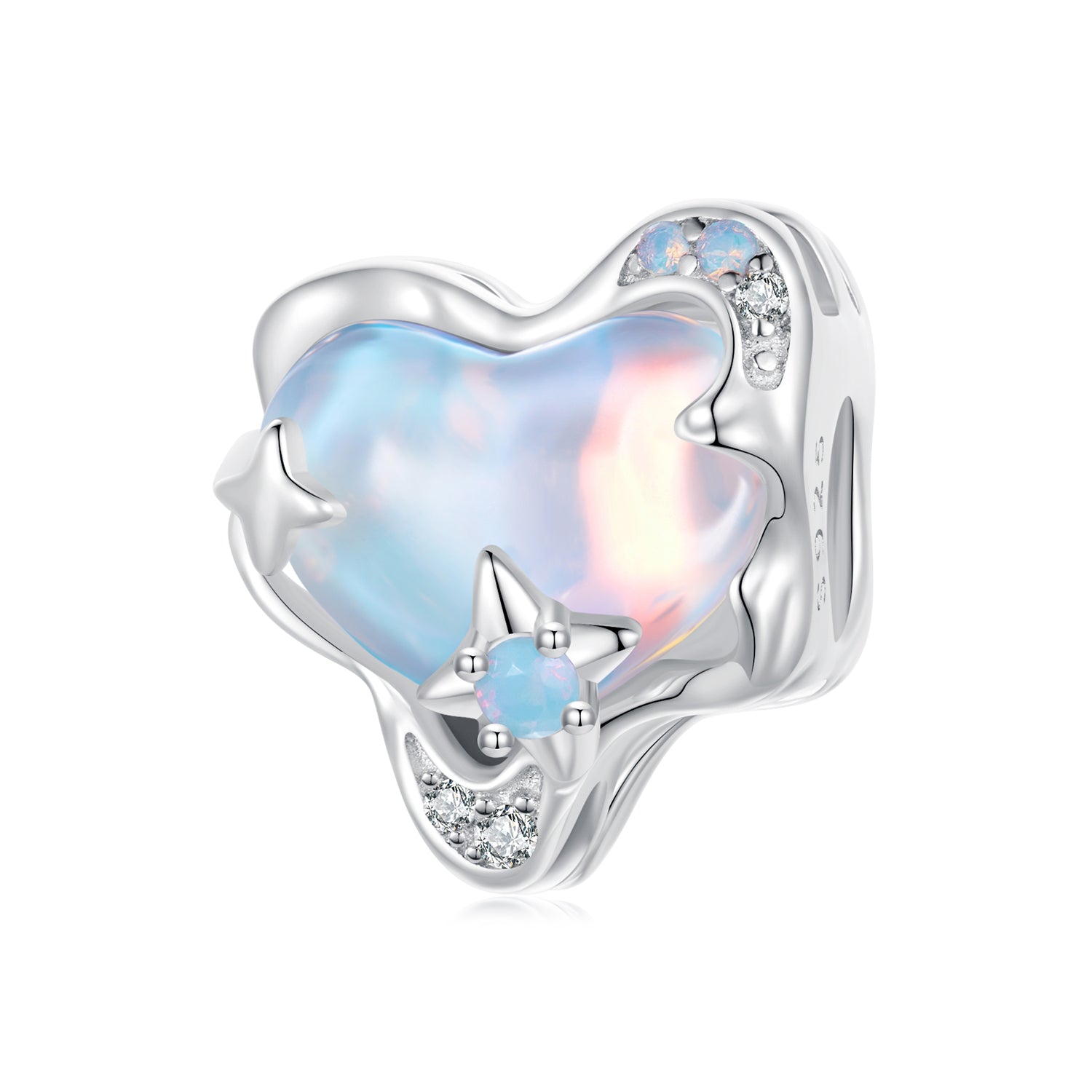 Silver Charm Starry Sky Galaxy CZ Charm For Sale - sursenso Charm