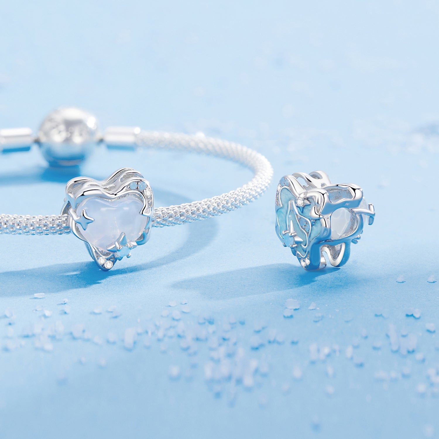 Silver Charm Starry Sky Galaxy CZ Charm For Sale - sursenso Charm