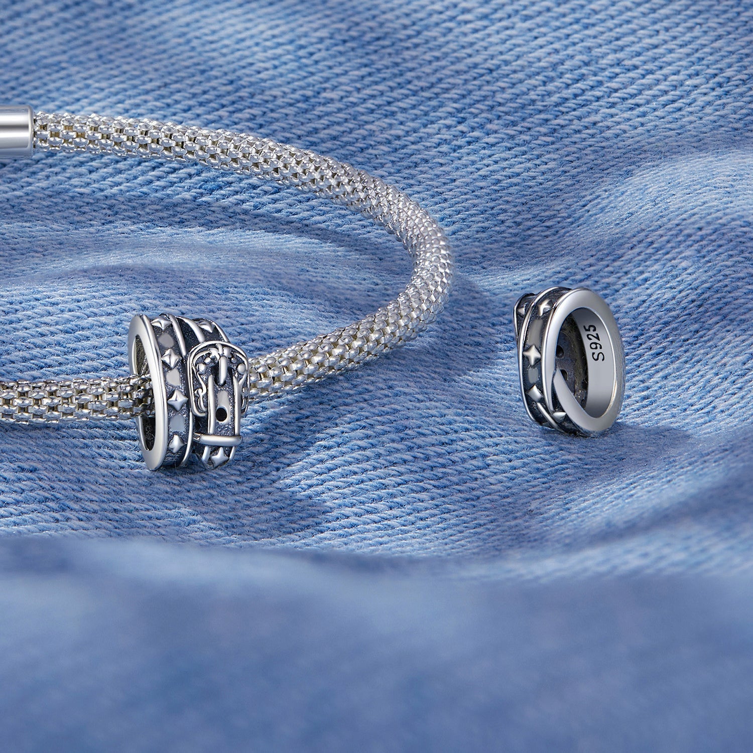 Silver Charm Vintage Belt Charm For Sale - sursenso Charm