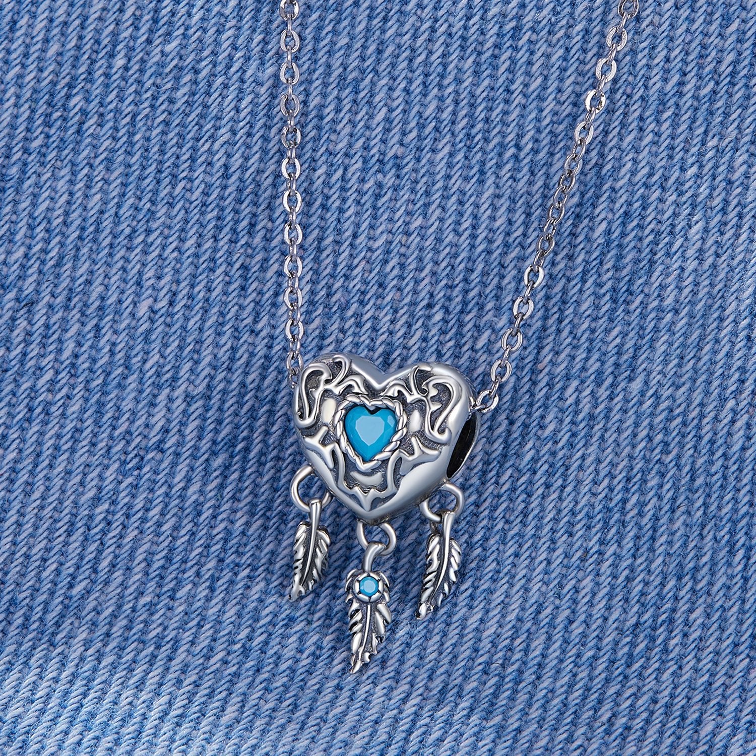 Silver Charm Vintage Dream Catcher Charm For Sale - sursenso Charm