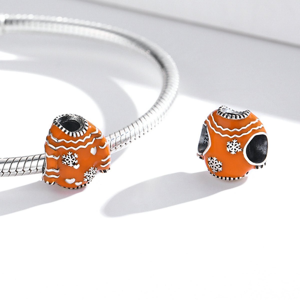 Silver Charm Winter Warm Sweater Charm For Sale - sursenso Charm