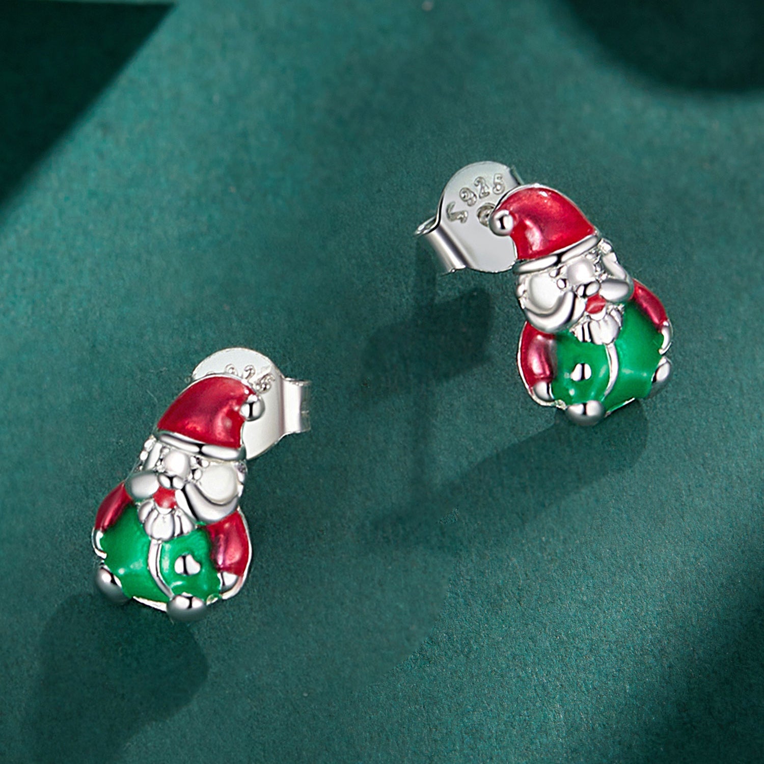 Silver Earrings Luminous Christmas Stud Earrings For Sale - sursenso Earring