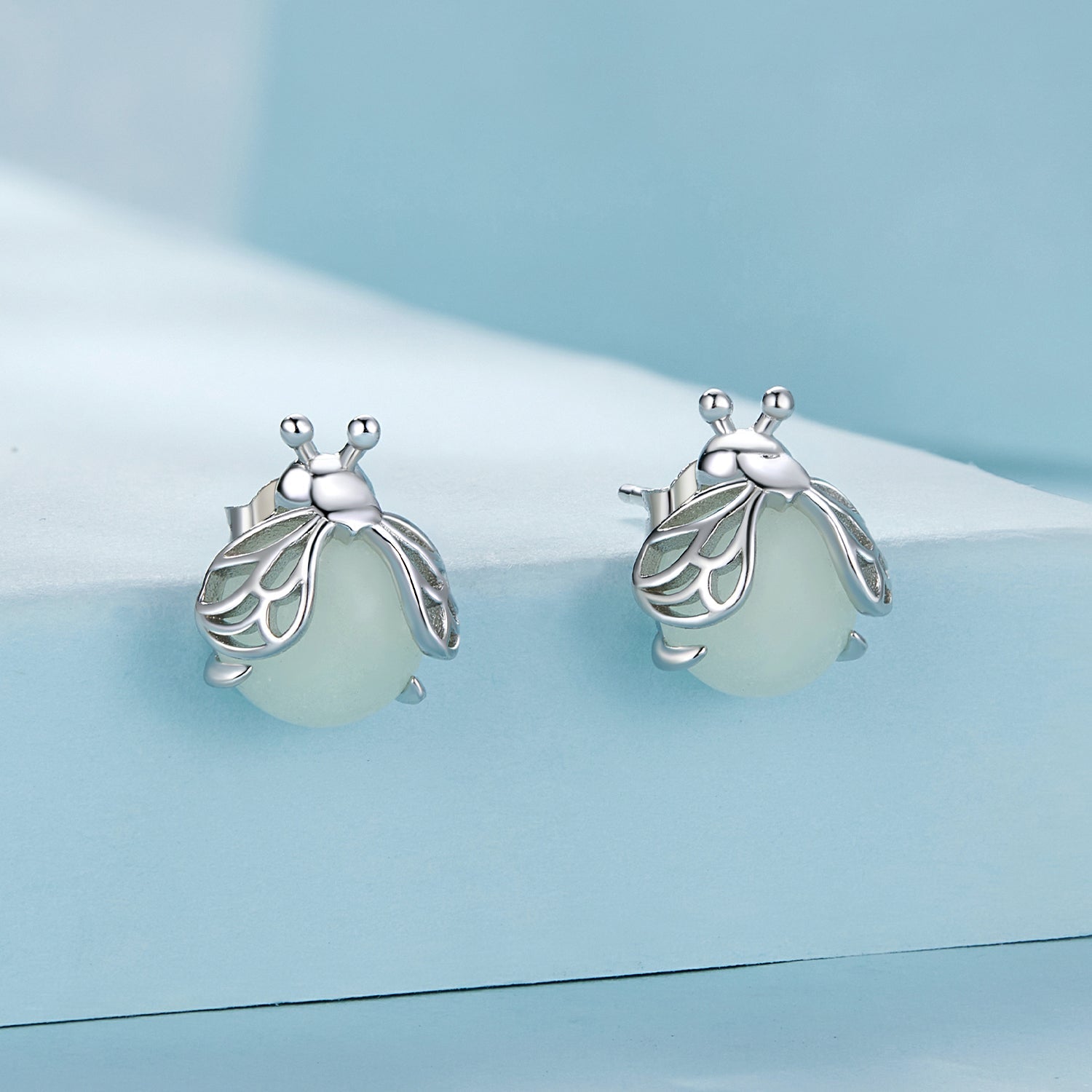 Silver Earrings Noctilucent Firefly Stud Earrings For Sale - sursenso Earring