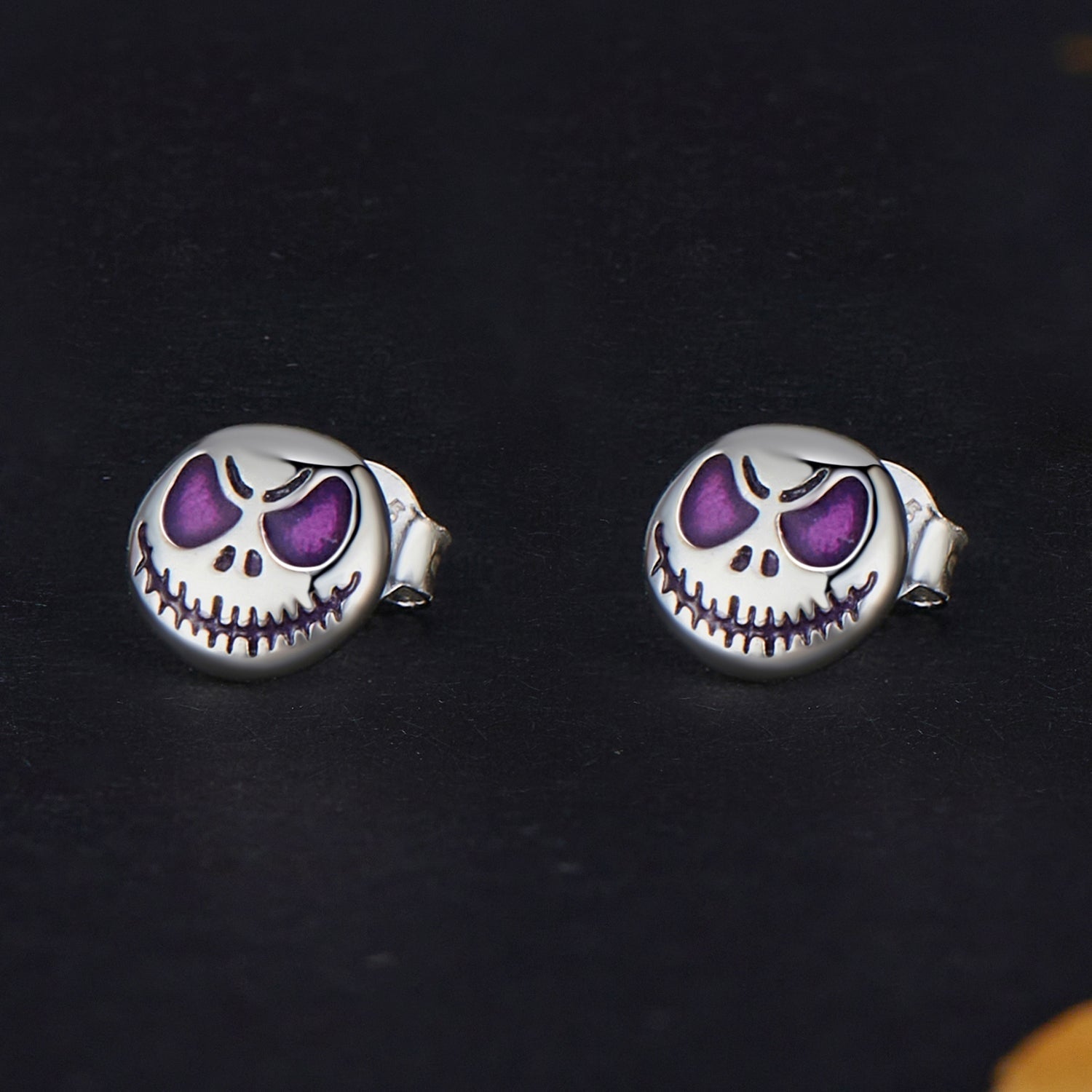 Silver Earrings Halloween Personalized Nightglow Stud Earrings For Sale - sursenso Earring