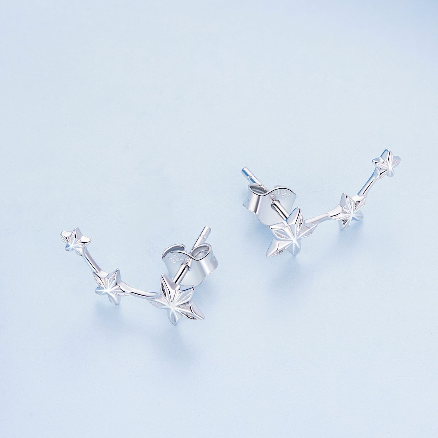 Silver Earrings Simple Galaxy Stud Earrings For Sale - sursenso Earring