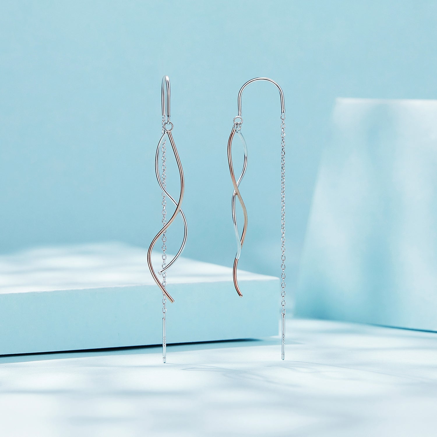 Silver Earrings Tassel Thread Earrings For Sale - sursenso Earring