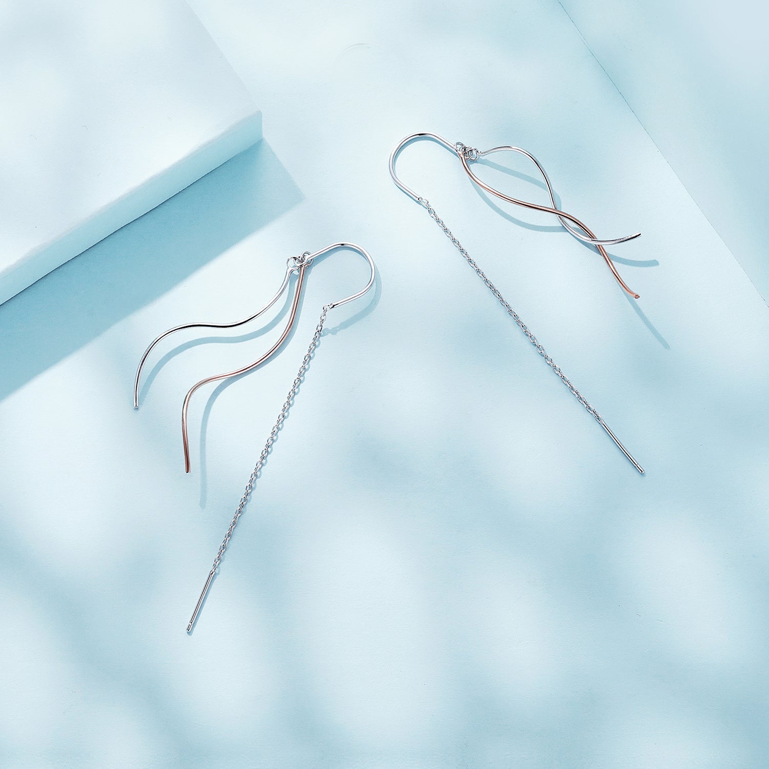 Silver Earrings Tassel Thread Earrings For Sale - sursenso Earring