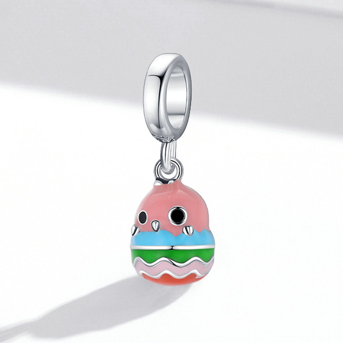 Silver Pendant Funny Bird Dangle Charm For Sale - sursenso Pendant