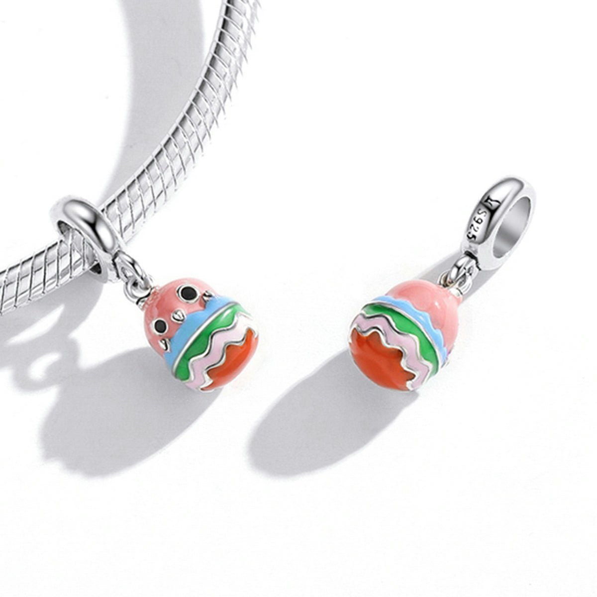 Silver Pendant Funny Bird Dangle Charm For Sale - sursenso Pendant