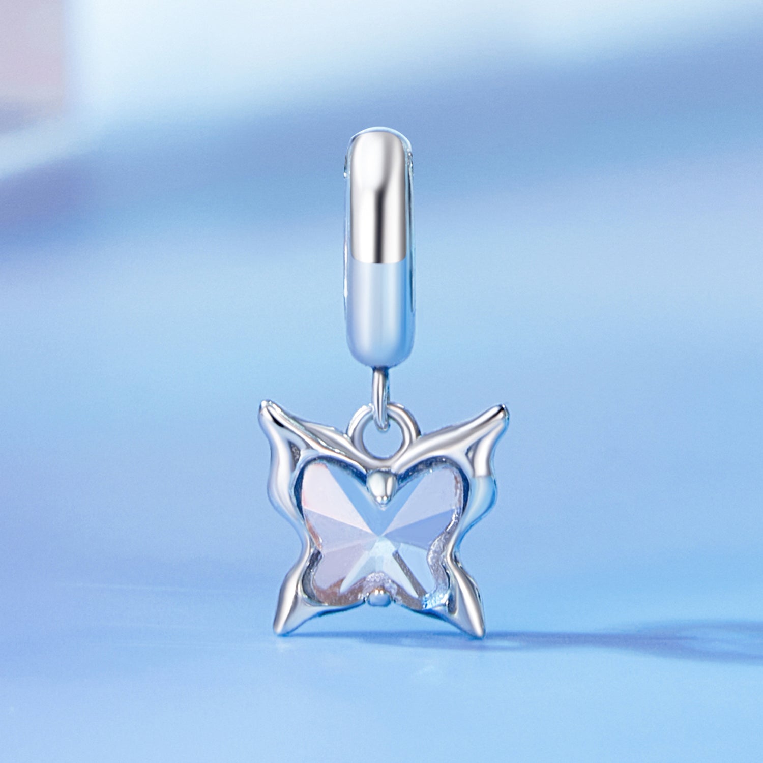 Silver Pendant Mini Butterfly Dangle Charm For Sale - sursenso Pendant